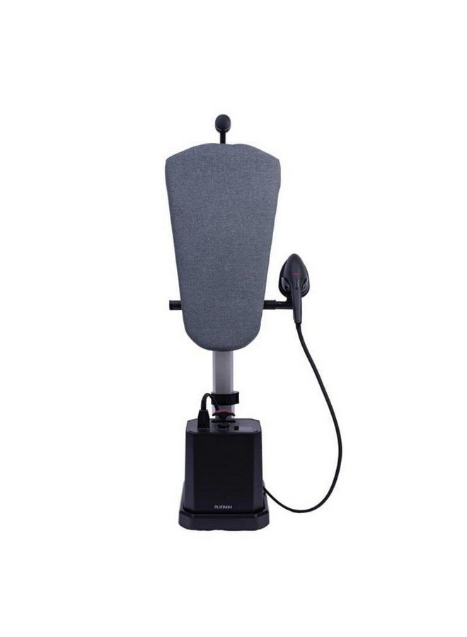 بلاتينيوم مكواة بخار تربو ستيم عالية الأداء 2450 واط أسود ورمادي 2.9 لتر GS-9000B - Image 1