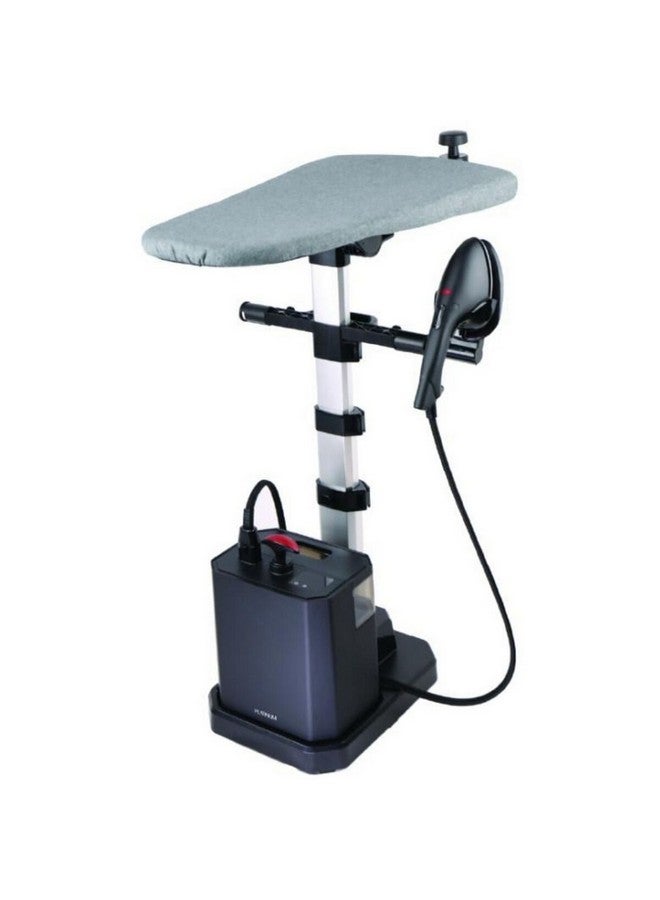 بلاتينيوم مكواة بخار تربو ستيم عالية الأداء 2450 واط أسود ورمادي 2.9 لتر GS-9000B - Image 2