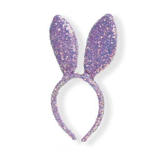 Radhu & Kabby Bunny Ears Sequins Hair band for Girls Kids | Sparkly Girls Hair Accessories | Rabbit Headbands | Hair bands for Girls | Girls hair Accessories, Fun Hair Bands (1 Pc) - Image 3