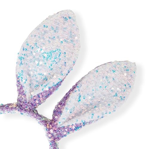 Radhu & Kabby Bunny Ears Sequins Hair band for Girls Kids | Sparkly Girls Hair Accessories | Rabbit Headbands | Hair bands for Girls | Girls hair Accessories, Fun Hair Bands (1 Pc) - Image 5