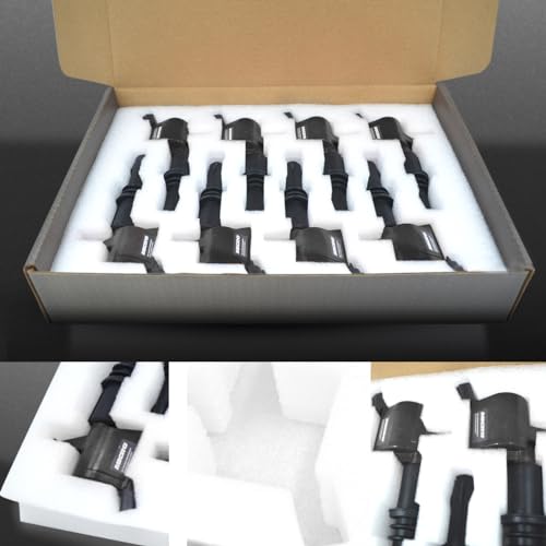Micro Set of 8 Straight Boot Ignition Coil Pack Compatible with Ford Lincoln Expedition Explorer F-150 Super Duty Mustang Mountaineer 4.6l 5.4l 6.8l Replacement for DG511 C1541 FD508 - Image 5