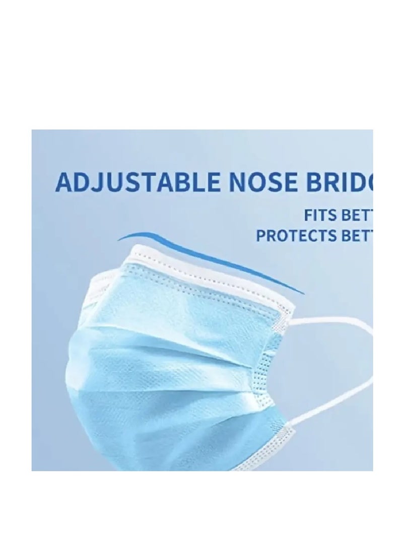 Zcom 50-Pieces 3 Ply Disposable Face Mask For Adults Individually Packed  - Image 1