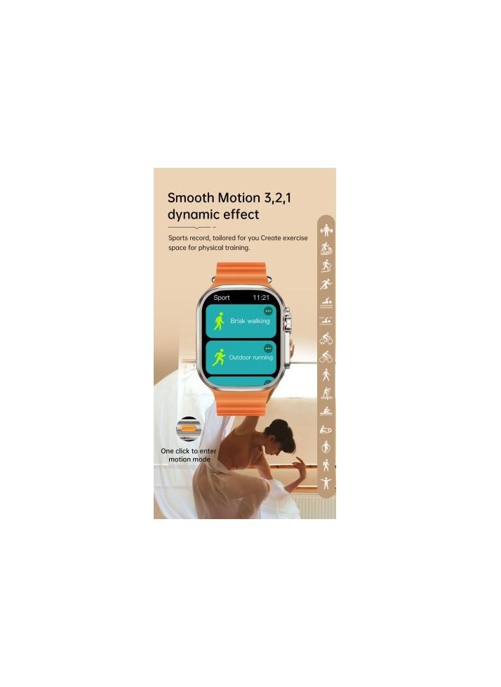 BJollys - KW5 ULTRA 3 Smart Watch + 3 Watch strap Set - Image 1