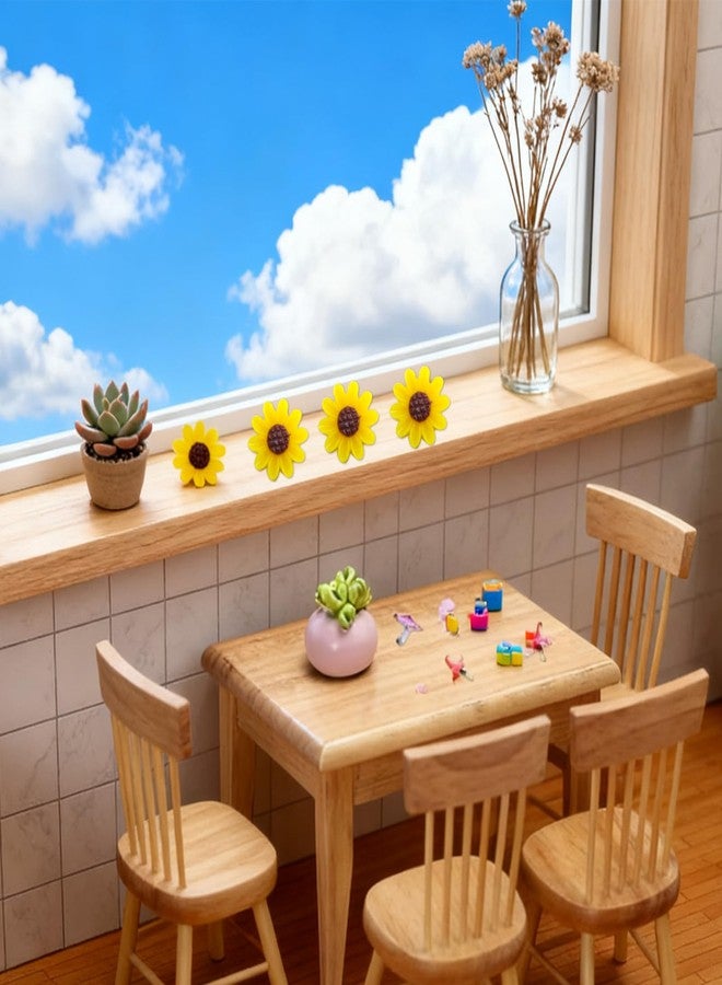 Gallipower 240pcs Mini Garden Sunflower Decor,Miniatures Tiny Sunflower Resin Things for Crafts Garden Micro Landscaping Decorations - Image 5