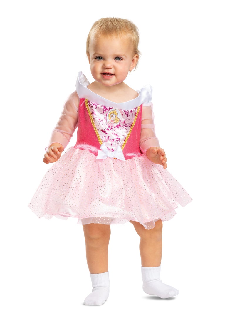 Party Centre Disney Baby Sleeping Beauty Aurora Classic Infant Costume, Red,12-18 Months - Image 1