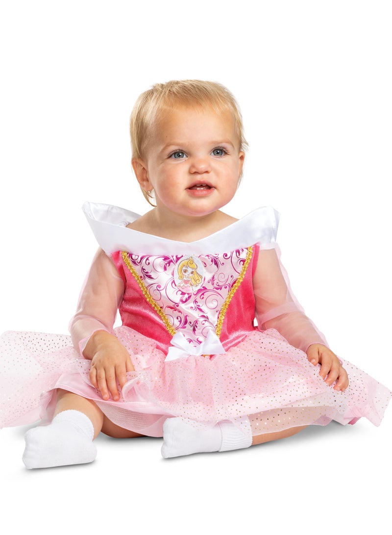 Party Centre Disney Baby Sleeping Beauty Aurora Classic Infant Costume, Red,12-18 Months - Image 2