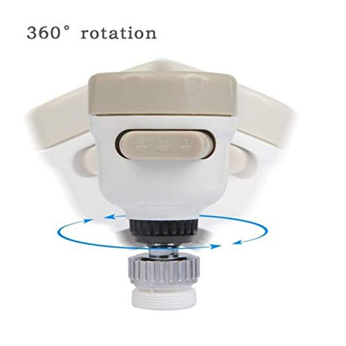 Ionix Tap Extension for Kitchen Sink, Kitchen Tap Extender, Sink Tap Extension for Kitchen, Kitchen Faucets for Sink with 3 Spray Mode, 2-Gear Adjustable, 360° Rotation Flexible Water Filter Nozzle - Image 3