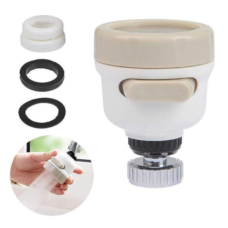 Ionix Tap Extension for Kitchen Sink, Kitchen Tap Extender, Sink Tap Extension for Kitchen, Kitchen Faucets for Sink with 3 Spray Mode, 2-Gear Adjustable, 360° Rotation Flexible Water Filter Nozzle - Image 2