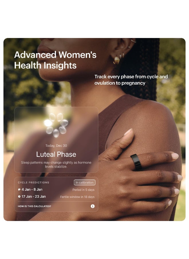 ULTRAHUMAN Ultrahuman Ring AIR - Advanced Sleep-Tracking Wearable, HRV & Temperature Monitoring, Track Workout, Movement & Recovery, Water Resistant, 6 Days Battery Life(Size 14) - Image 4