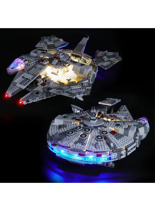 BRIKSMAX Led Lighting Kit for Millennium Falcon - 75257 Building Blocks Model- Not Include The Lego Set - Image 1