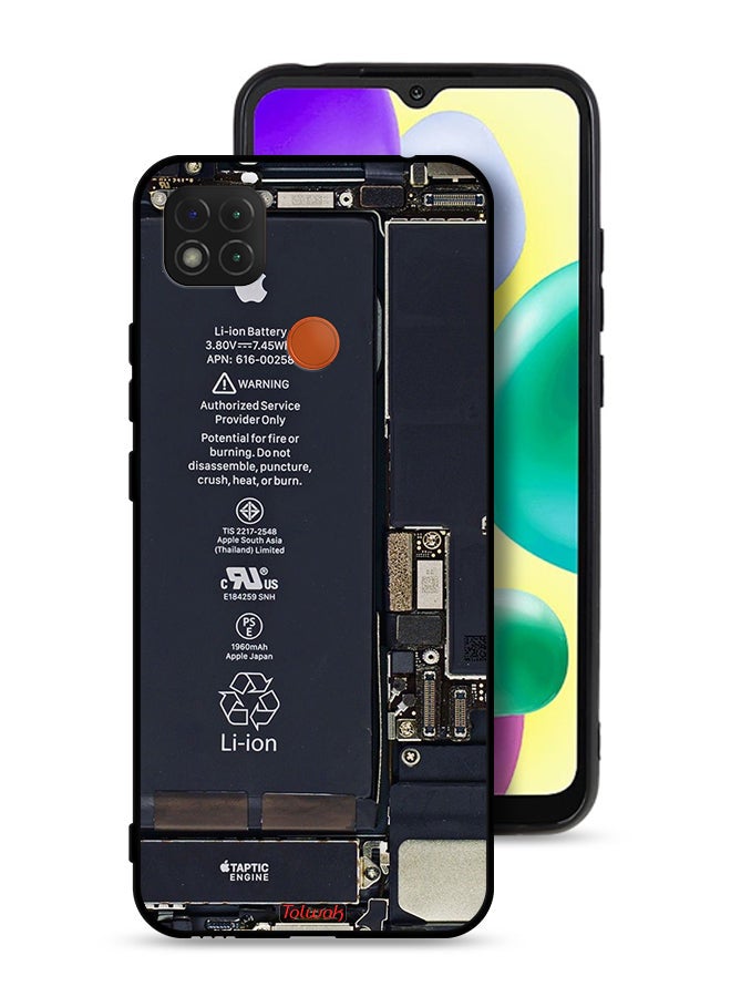 Tolwak Xiaomi Redmi 10A Protective Case Cover Phone Circuit Pattern - Image 1