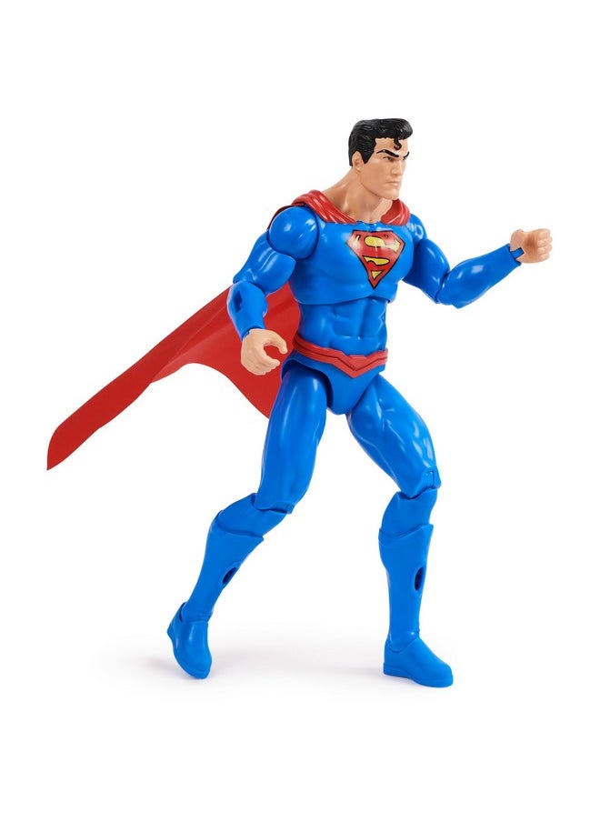 SPIN MASTER - Dc Comics, Superman Man Of Steel Action Figure, Dc Adventures, 12-Inch, 9 Accessories, Collectible Superhero Kids Toys For Boys And Girls, Ages 4+ - Image 1