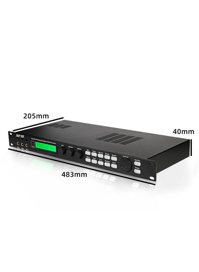 Sast Professional Pre-digital Ktv Anti-loudness Reverb Processor, Karaoke Booth Software, Audio Effect Processor Lx-800 - Image 2