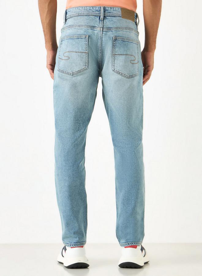 Lee Cooper Slim Fit Jeans with Pockets - Image 3