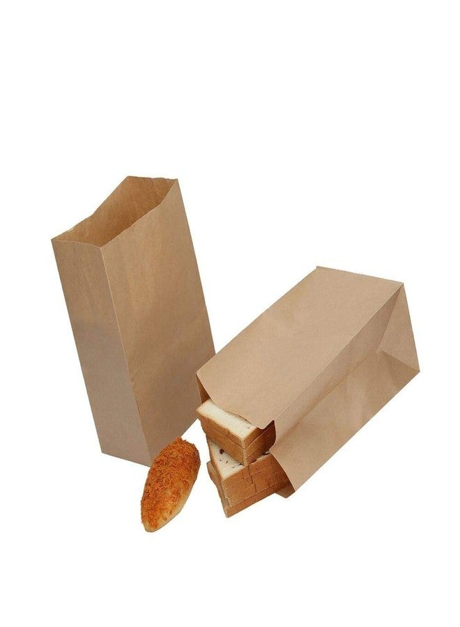 QQOUTLET Durable Kraft Paper Bags, Perfect Durable Paper Lunch Bags Size Pack of 500 Bags (Brown, 2LB) - Image 2