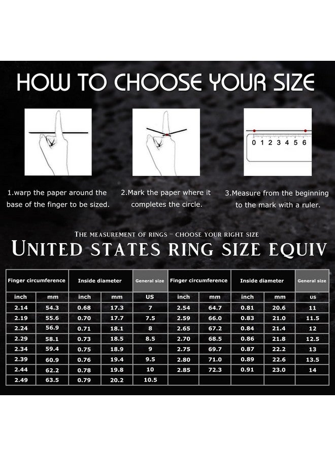 Jstyle Stainless Steel Rings for Men Wedding Ring Cool Simple Band 3 Pcs A Set (8 MM - width and size - 9) - Image 5