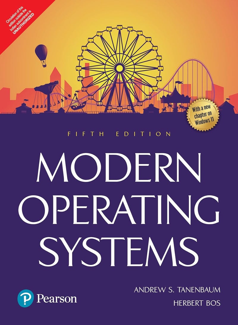 Modern Operating Systems | With New Chapter on Window 11 | Computer security includes digital pests - Virus, Malware etc | Linux and Android Case Study | 5th Edition | - Image 1