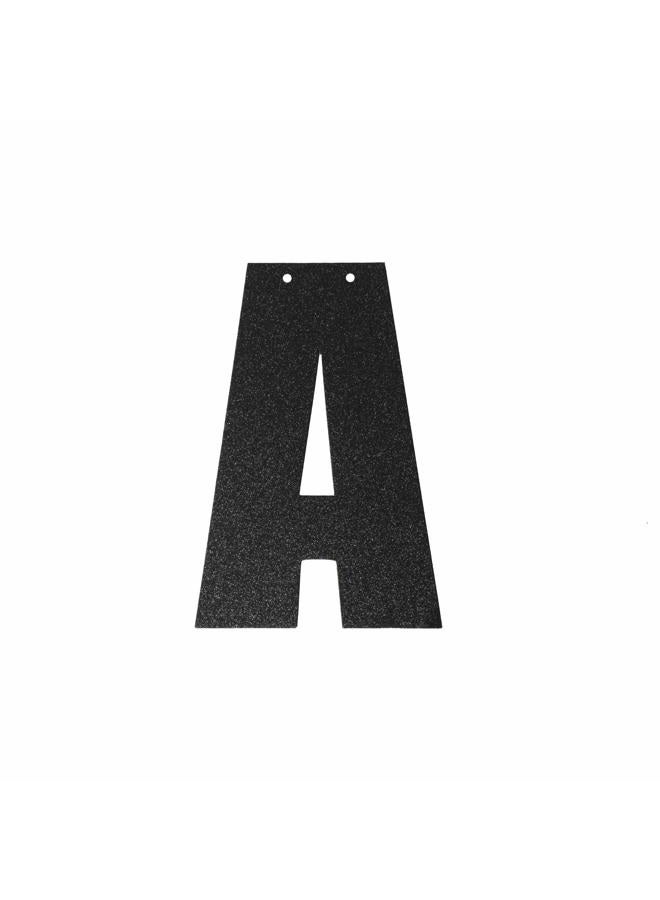 MEETINGU Black Happy Birthday Banner for Birthday Party Decorations Supplies - Image 4