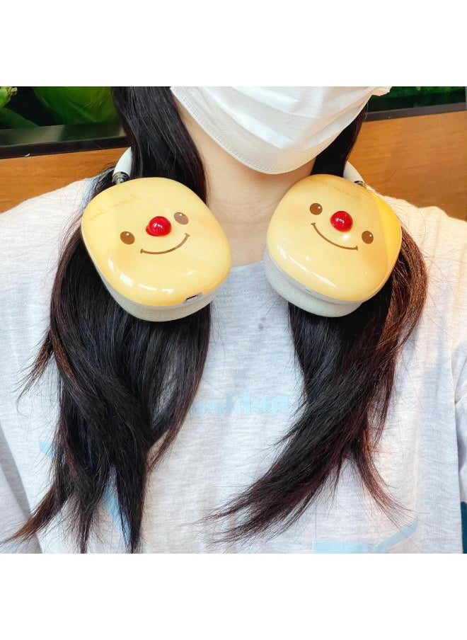 Generic - Stereo Nose Smiley Airpods Max Protective Case Headset Bluetooth Headset Ear Mask Decoration IMD Soft Applicable-Color:Picture Color Does Not Include Beams-Applicable Model:airpods Max - Image 1