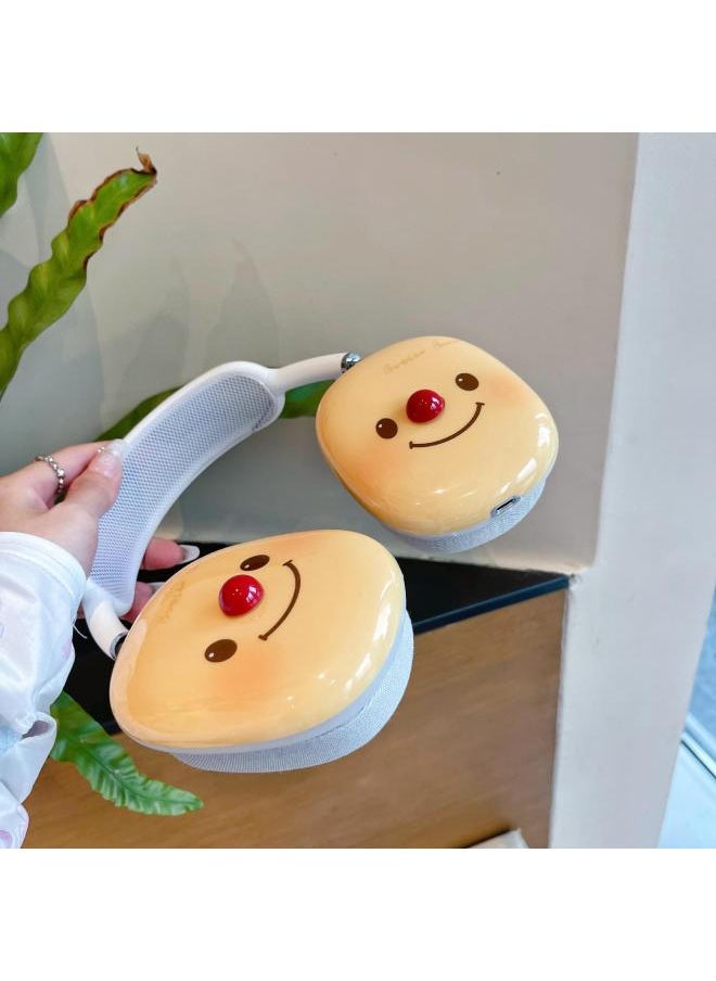 Generic - Stereo Nose Smiley Airpods Max Protective Case Headset Bluetooth Headset Ear Mask Decoration IMD Soft Applicable-Color:Picture Color Does Not Include Beams-Applicable Model:airpods Max - Image 1