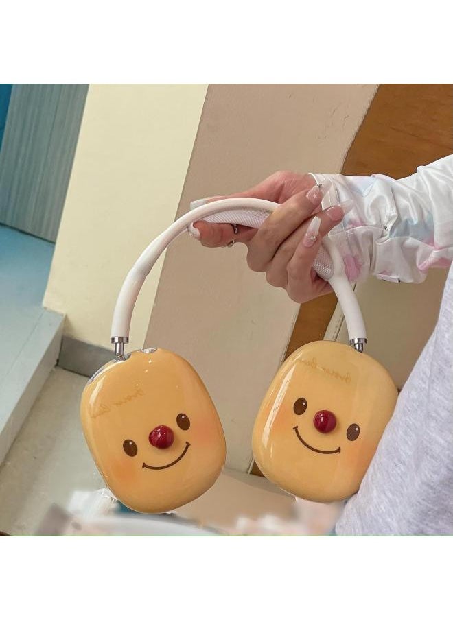 Generic - Stereo Nose Smiley Airpods Max Protective Case Headset Bluetooth Headset Ear Mask Decoration IMD Soft Applicable-Color:Picture Color Does Not Include Beams-Applicable Model:airpods Max - Image 1