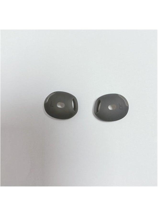 Generic - Suitable For Airpods 4 Ultra-thin Ear Cap Apple Bluetooth Headset Non-slip Earphone Cover Generation Earmuffs Can Be Warehouse-Color:Gray-Applicable Models:AirPods4 - Image 1
