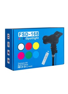 Generic FSD-168 RGB Spotlight And Remote Beam Spot Light Multicolour  - Image 2