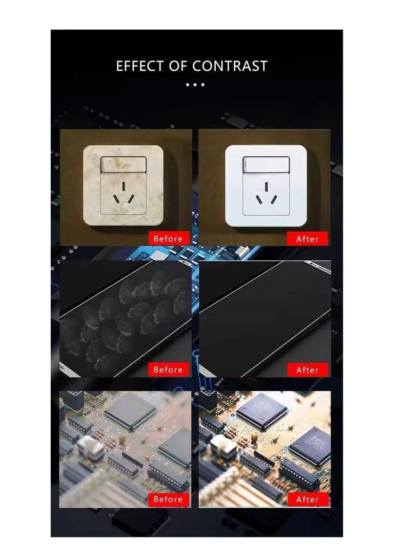 جيتسون بخاخ منظف لوحات الدوائر الكهربائية للسيارات، ينظف ويحمي نقاط الاتصال الإلكترونية من التآكل، بخاخ متعدد الأغراض للاستخدام الصناعي والصيانة، يذيب الأوساخ والشحوم والغبار والأكسدة 450 مل - Image 3