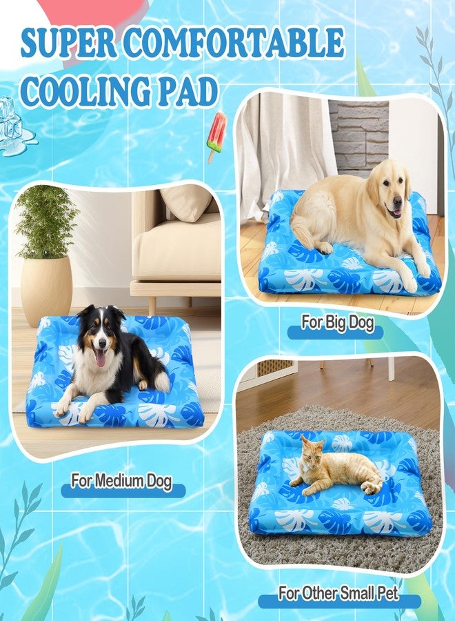 Drydiet Cooling Mat for Large Cats, 33.9'' x 28.3'' Thickened Rectangular Pad Anti-Grab Internal Cold Gel Without Water Filling, Lightweight, Washable, Playmat for Indoor/Outdoor - Image 5