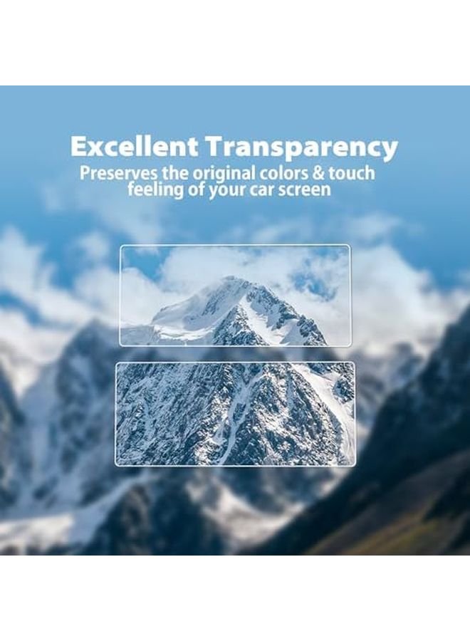 ZCLINKO LUWU 10 25 Inch Media And Dashboard Screen Protector For Hyundai Santa Cruz 2022 2024 Tempered Glass 2PCS - Image 5