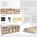 TWO STONES Wooden Hangboard Rock Climbing Pull Up Bar Designed Training for Climbing Wooden Fingerboard Climbing Training Board for Building Core Strength and Endurance CJHB2051 - Image 4