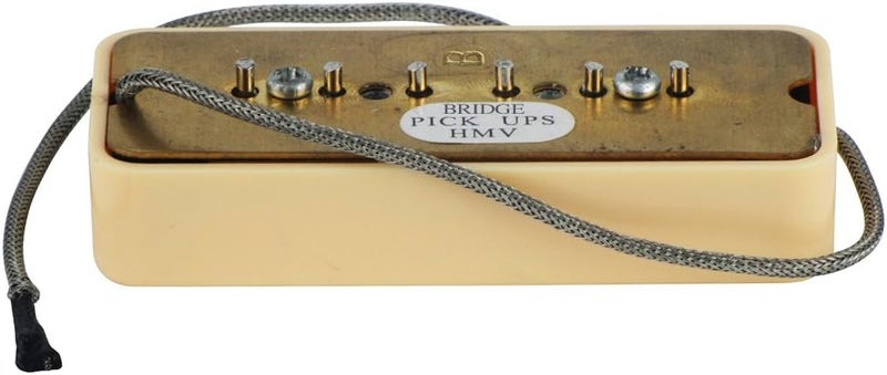 FLEOR Electric Guitar Bridge Pickup Single Coil Pickup Cream P90 Soap Bar Pickups - Alnico 5 - Image 4