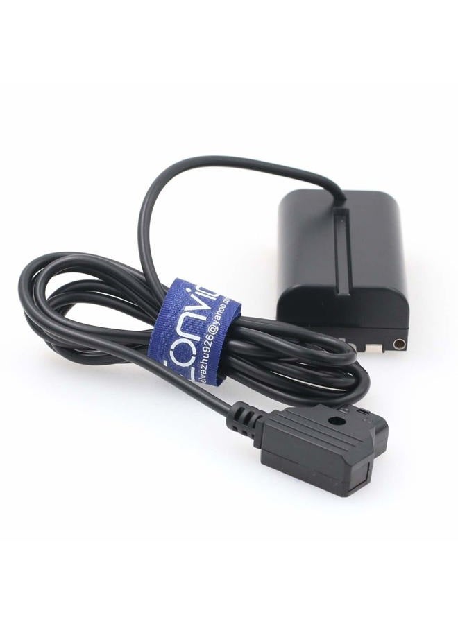 Eonvic F970 to DTap Dummy Battery Power Cable NP F550 F570 NP-F L-Series to D-tap for Sony Atomos Shogun Ninja V Monitor - Image 1