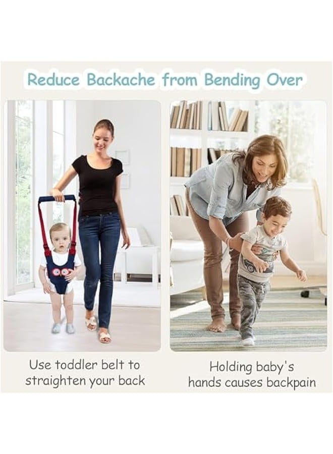 TRASSLE Baby Walker, Adjustable Handheld Kids Toddler Walking Harness Helper Assistant Protective Belt Child Activity Walker for Toddler 7-24 Month  - Image 4