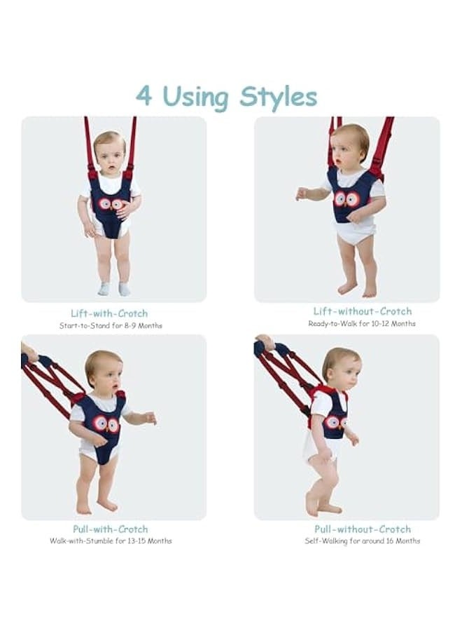 TRASSLE Baby Walker, Adjustable Handheld Kids Toddler Walking Harness Helper Assistant Protective Belt Child Activity Walker for Toddler 7-24 Month  - Image 5