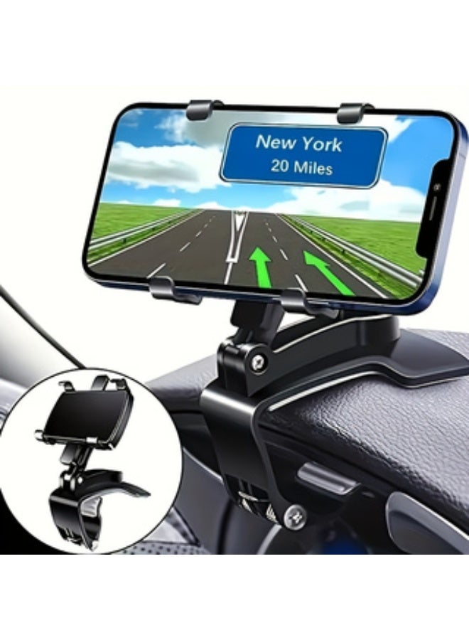 Car Dashboard Phone Holder - Safe Adjustable Stand for iPhone, Samsung Galaxy etc. - Easy to Install, Safe Driving Design - Image 2