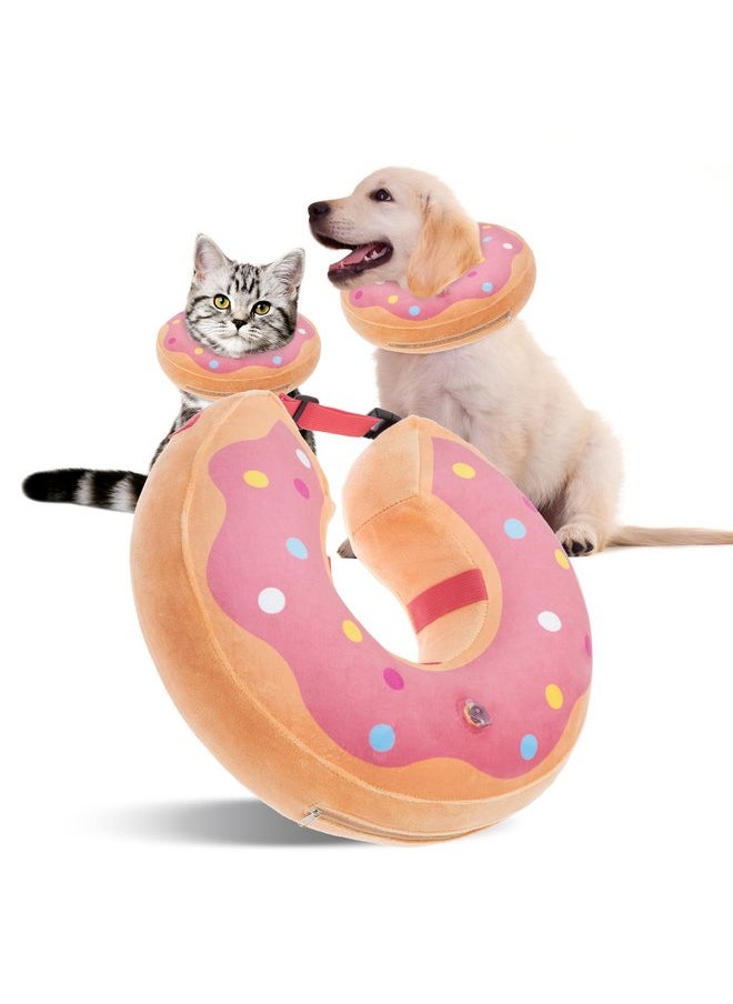 BINGPET - BINGPET Protective Dog Cone Collar,Soft Recovery Pet Cone for Dogs Cats,Washable Protective Recovery Collar for Large Medium Small Dogs,Inflatable Dog Cone,Adjustable Pet Recovery Cone After Surgery - Image 1