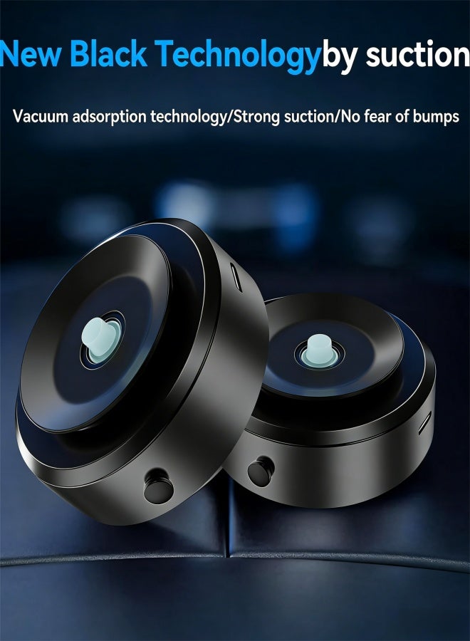 حامل هاتف مغناطيسي للسيارة بالشفط، حامل هاتف للسيارة بالشفط المغناطيسي، شفط قوي، مناسب للسيارة، صالة الألعاب الرياضية، المرآة، حامل هاتف الحمام متوافق، مقاس كوين - Image 2