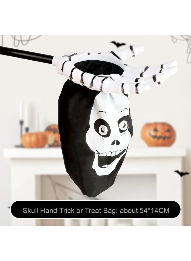 NIBEMINENT Creative Personalized Halloween Skull Hand Candy Bag