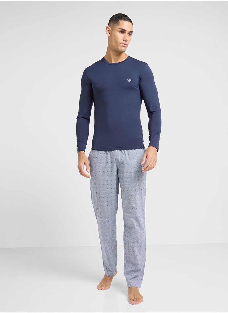 EMPORIO ARMANI Logo Crew Neck T-Shirt  - Image 4