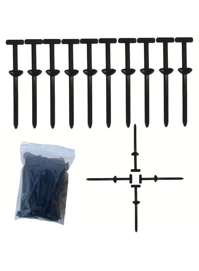 100pcs Black Cable Tie Buckles 5mm x 90 Heavy Duty Fasteners with Locking Mechanism - Image 2