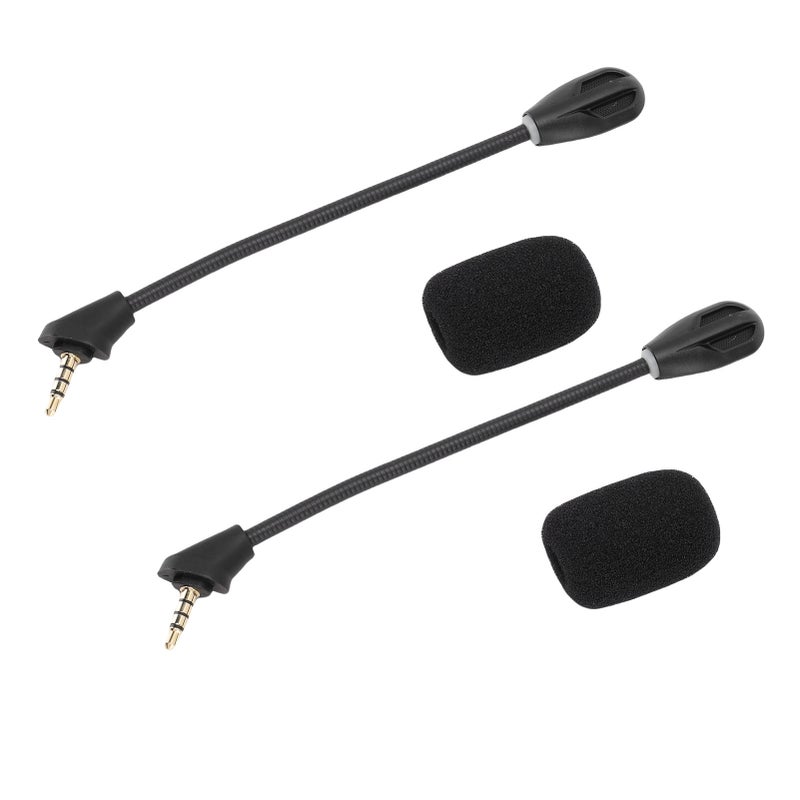 2PCS Mic Replacement for Kingston HyperX Cloud Alpha Wireless Gaming Headset Noise Cancelling 3.5mm Detachable Mic Boom - Image 5