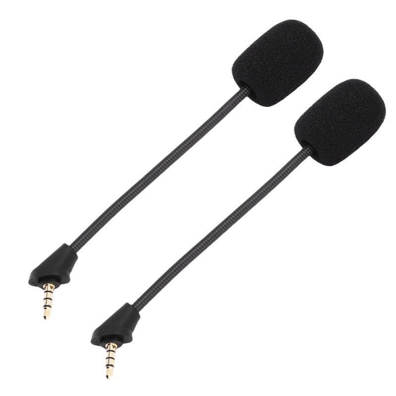 2PCS Mic Replacement for Kingston HyperX Cloud Alpha Wireless Gaming Headset Noise Cancelling 3.5mm Detachable Mic Boom - Image 2