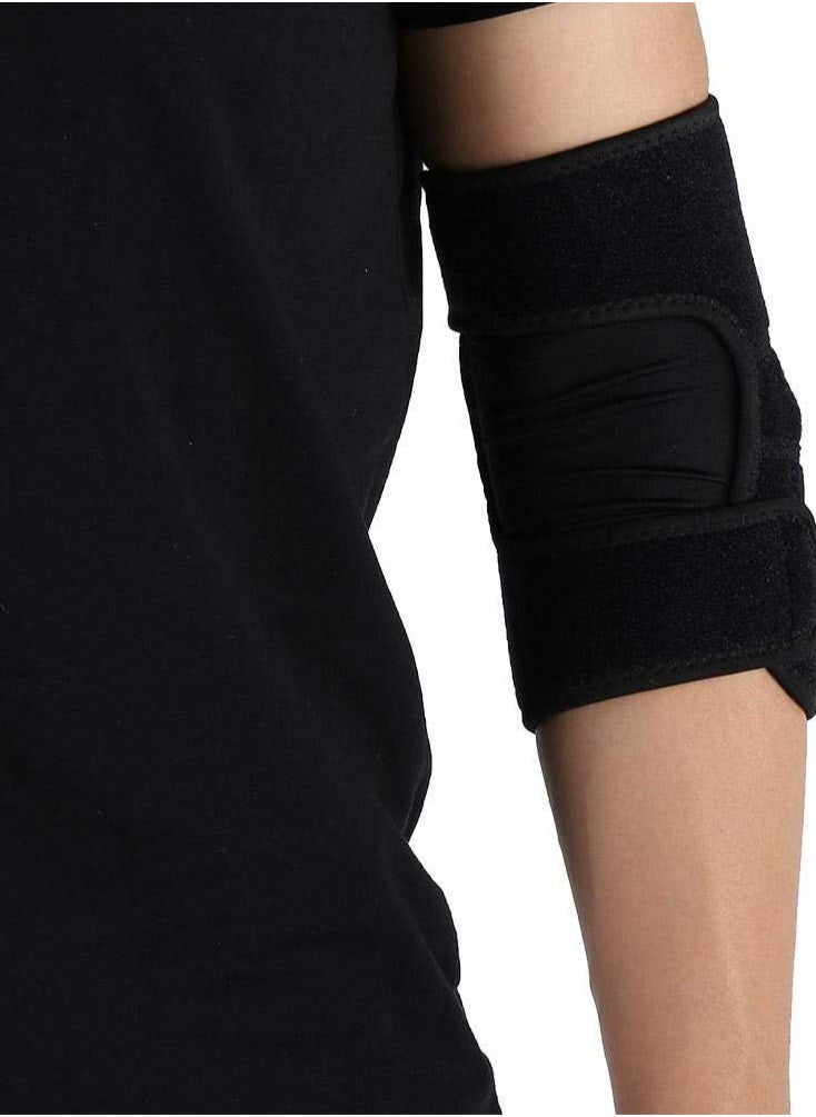 Oasisgalore Sturdy Elbow Support, Tennis Elbow Support, Badminton for Tennis Basketball Fitness(black)  - Image 1