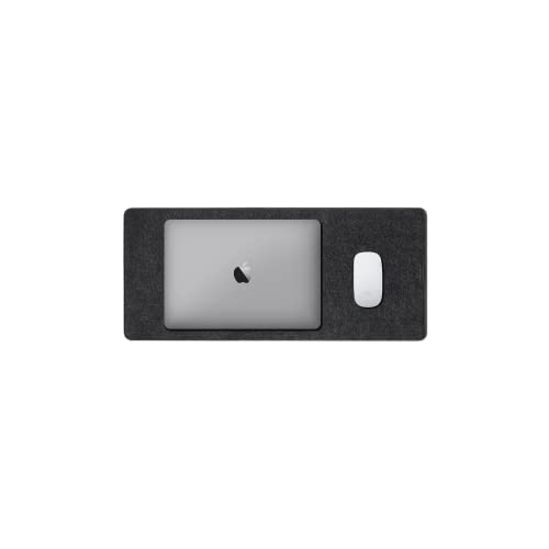 DailyObjects Felt Desk Trio Bundle with Desk Mat|Coaster|Orb Mouse Pad - Limited Edition - Black - Image 2