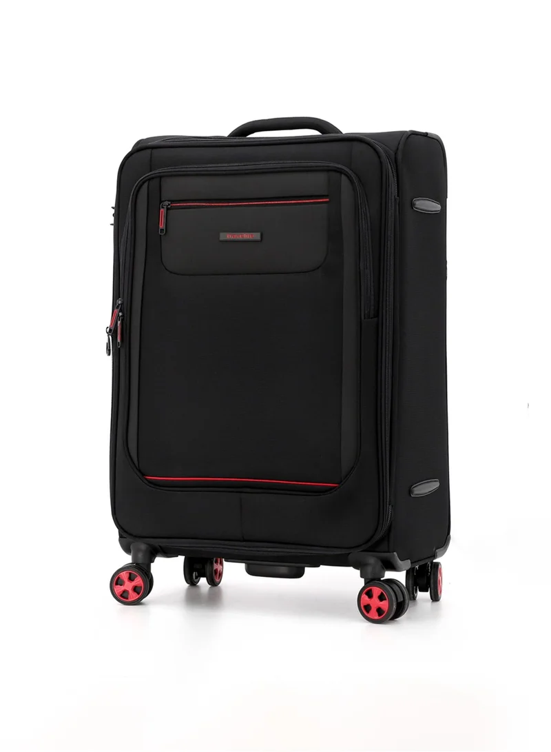 Travelite Travelite 4-Piece Softside Spinner Luggage Set - Durable Lightweight Travel Suitcases with 8 Smooth Wheels, Telescopic Handle, and Front Pockets