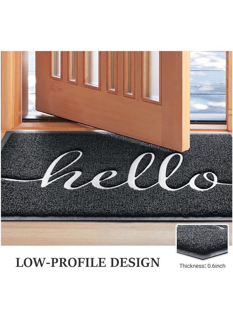 Arabest Door Mat Indoor Outdoor Doormat Multiple Use Welcome Mats for Front Door Easy to Clean Garage Floor Mat Durable Wear Resistant Rugs for Outside Entry - Image 5