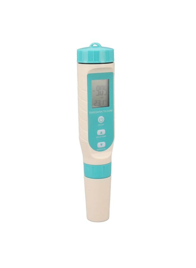 Thoraya Water Quality Tester TDS EC PH SALT S.G ORP TEMP 7 in 1 IP67 Waterproof Multifunction Digital Water Tester  - Image 1