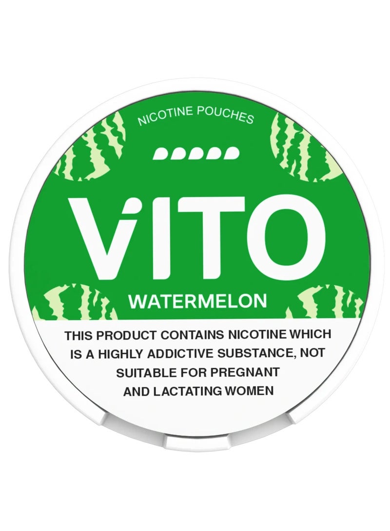 Nicotine Pouch For Quitting Smoking, Watermelon, 17mg, 20Pcs