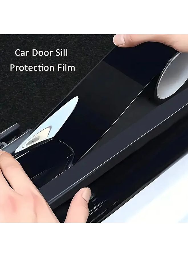 Matte Black Car Stickers 3 94inch By 196 85inch Self Adhesive Protection Tape For Interiors Hoods Roofs - Image 5